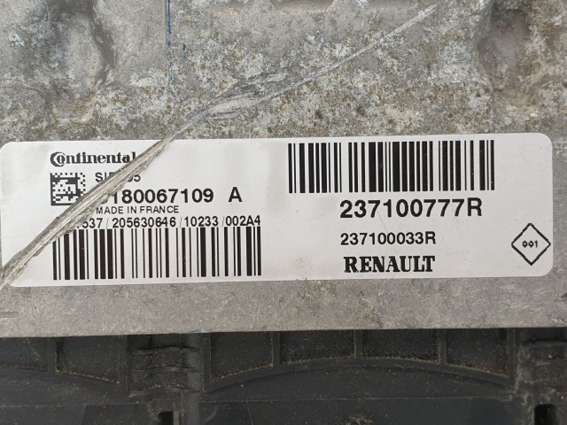 502940 Renault Megane 3, 2011, Motorvezérlő, Ecu, S180067109A, 237100777R, Continental.