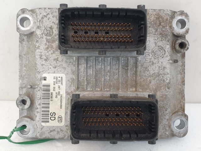 502972 Opel Corsa C, 2005, Motorvezérlő, Ecu, 0261207962, 5535055SD, Bosch.