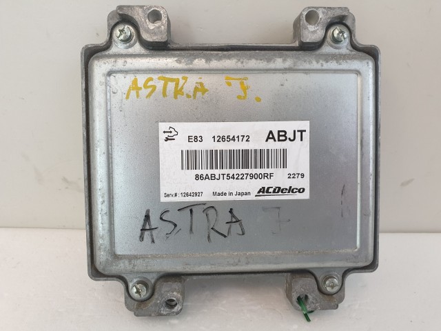 502978 Opel Astra J, 2011, Motorvezérlő, Ecu, 12642927, 12654172, Acdelco.