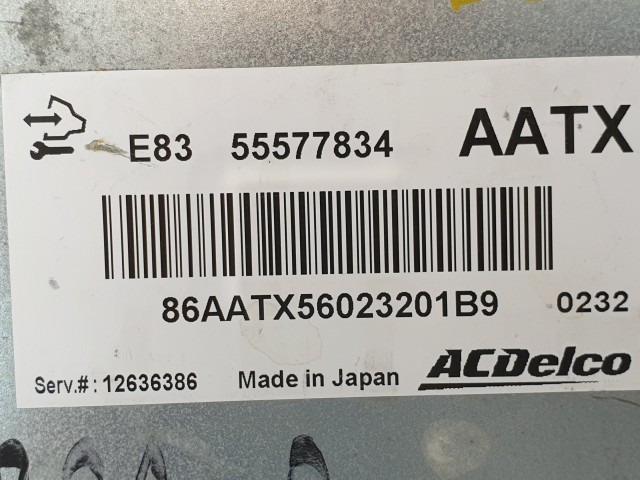 502979 Opel Corsa D, 2010, Motorvezérlő, 12636386, 55577834, Acdelco.