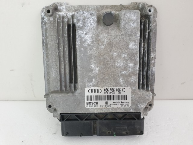 502995 Audi A3, 2004, Motorvezérlő, Ecu, 0281011832, 03G906016CC, Bosch.