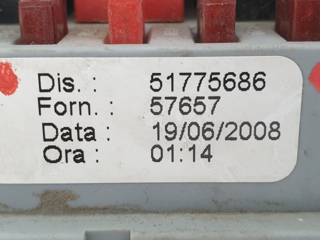 503015 Fiat Bravo 2, 2008, Biztosíték Tábla, Külső, 51775686