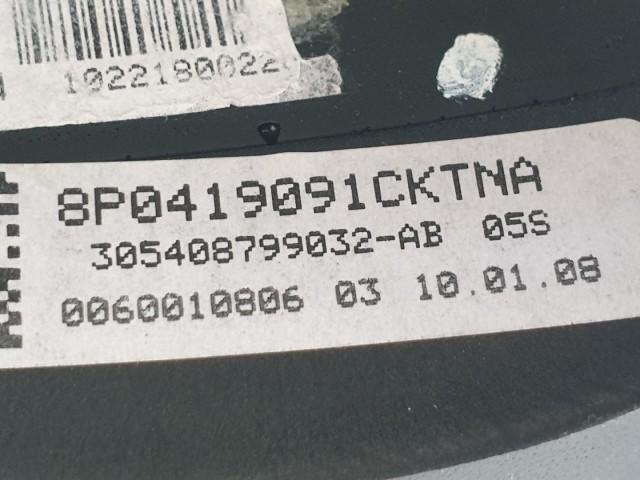 509818 Audi A3, A4, A6, 2008, Bőrkormány, Kormány, 8P0419091CK