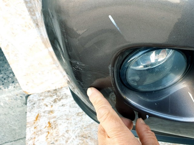 509943 Nissan X-Trail, 2008, Ködlámpás Mosós Első Lökhárító, 62022JG44H