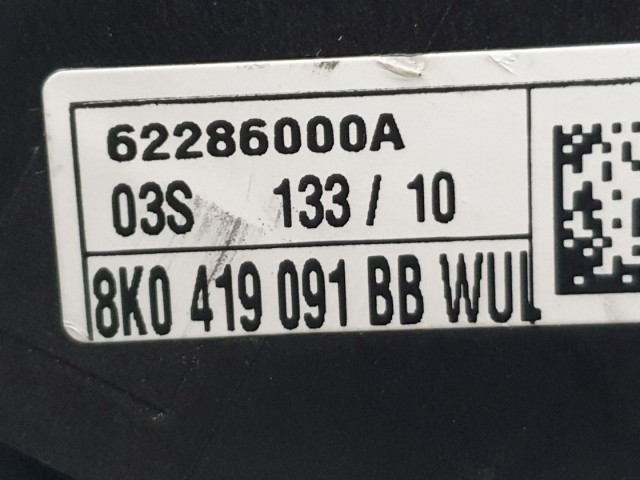 509860 Audi A4 B8, 2010, S-LINE Bőrkormány, Multikormány, 8K0419091BB, Kormány.