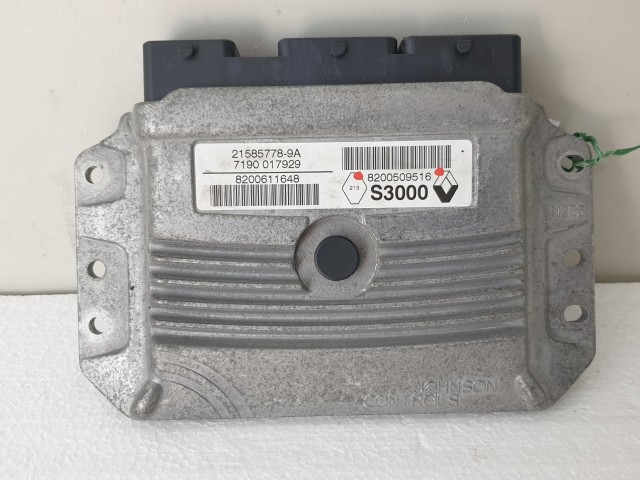 503786 Renault Scenic 2, 2006, Motorvezérlő, Ecu, 21585778-9A, 8200509516