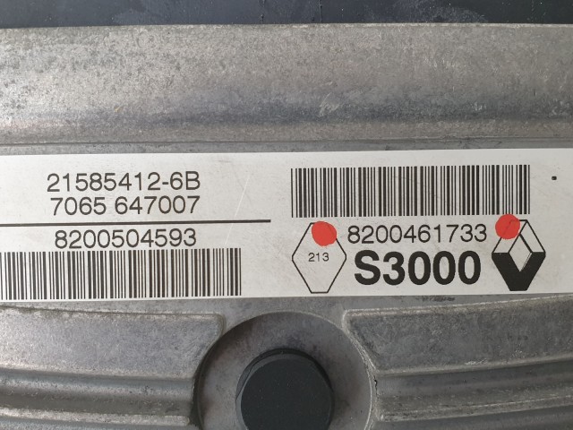 503788 Renault Clio 3, Motorvezérlő, Ecu, 21585412-6B, 8200461733