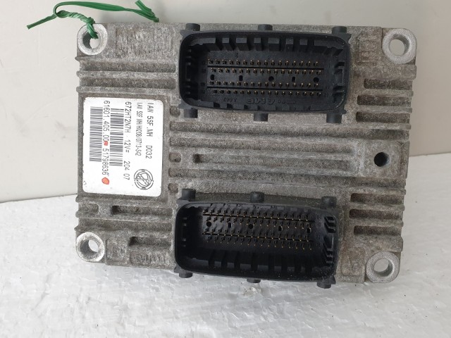 503807 Fiat Doblo, Motorvezérlő, Ecu, IAW5SFMH, 51798636, Magneti