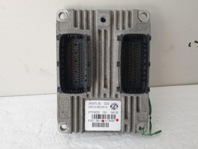 503808 Fiat Grande Punto, Motorvezérlő, Ecu, Motorvezérlő, Ecu, IAW5SF3M2, 51784957, Magneti