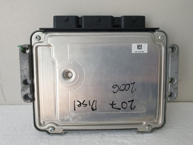 503814, Peugeot 207, Motorvezérlő, Ecu, 0281012467, 9663786380, Bosch.