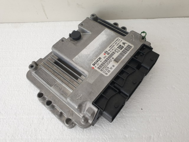 503826 Citroen C4, 2007, Motorvezérlő, Ecu, 0281011966, 9662670780, Bosch.