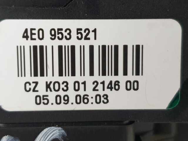 510548 Audi Q7, 2006, Kormánykapcsoló, Légzsákszalag, Tempomatos. 4F0953549A.