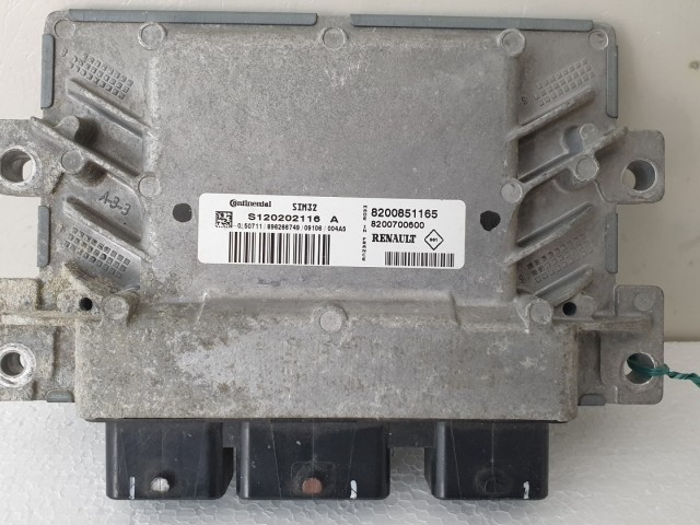 510865 Renault Modus 2008, Motorvezérlő, ECU, S120202116A, Continental.