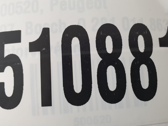 510881 Peugeot 207, 2007, Motorvezérlő, ECU, 9661773380, 0281011863, Bosch.