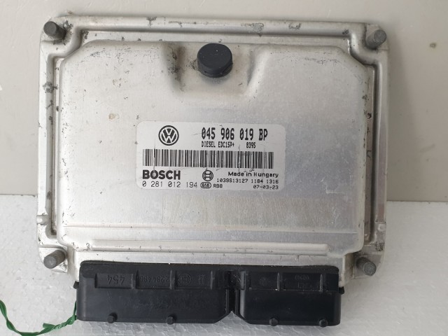 510882 VW Polo, 2007, 1.4 D, Motorvezérlő, ECU, 0281012194, 045906019BP, Bosch.