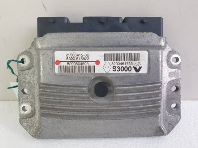 504299 Renault Clio 3, 2009, Motorvezérlő, Ecu, 21585412-6B, 8200504593.