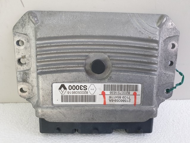 504304 Renault Megane 2, 2006, Motorvezérlő, ECU, 8200751638, 21586059-6A.