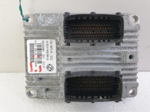 504318 Fiat Grande Punto, Motorvezérlő, ECU, 6160109808, 51798649.