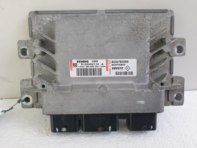 504330 Renault Clio 3, 2008, Motorvezérlő, Ecu, 8200783095, S120202114A, Siemens.