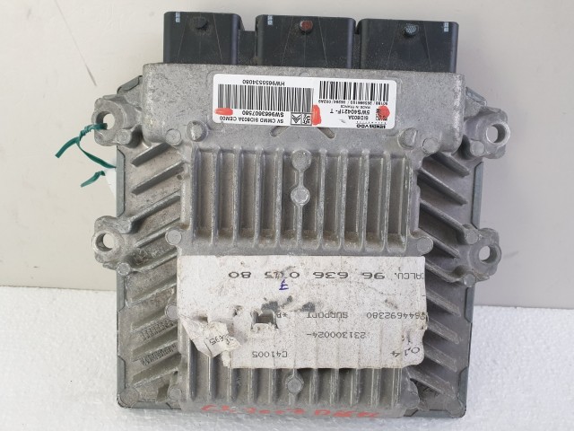 504337 Citroen C4, Peugeot, Motorvezérlő, Ecu, 9663607580, 5WS40421F-T, Siemens.