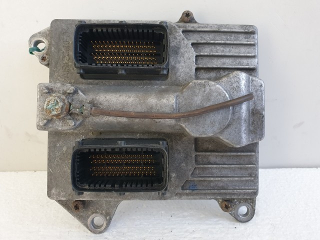 504352 Opel Vectra C, Motorvezérlő, Ecu, 55558714, 5WK91113, Siemens.