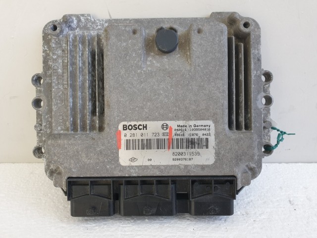 504354 Renault Laguna 2, D, Motorvezérlő, Ecu, 8200311539, 0281011723, Bosch.