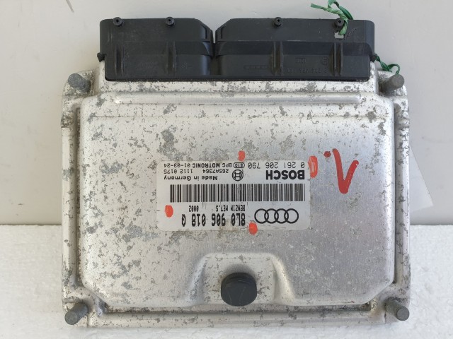 504370 Audi TT, 2001, Motorvezérlő, Ecu, 0261206790, 8L0906018Q, Bosch.