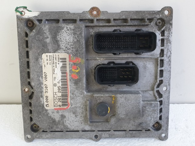 504373 Smart Fortwo, 2002, Motorvezérlő, Ecu, 0003107V007, 0261205005, Bosch.