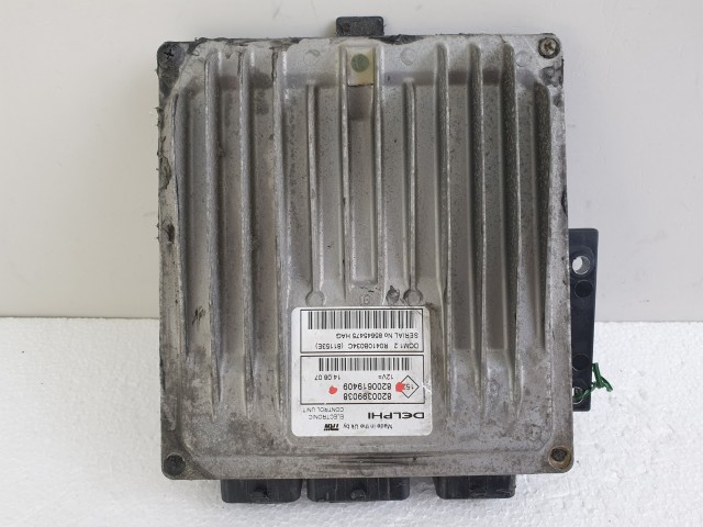 504375 Renault Modus 2007, Motorvezérlő, Ecu, 8200399038, 8200619409 Delphi.