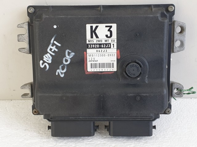 504400 Suzuki Swift, 2006, Motorvezérlő, Ecu, 112300-0932, 33920-62J31, Denso.