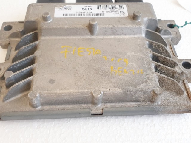 508546 Ford Fiesta, Motorvezérlő, Ecu, 8V21-12A650-TG, S180047003G, Continental.