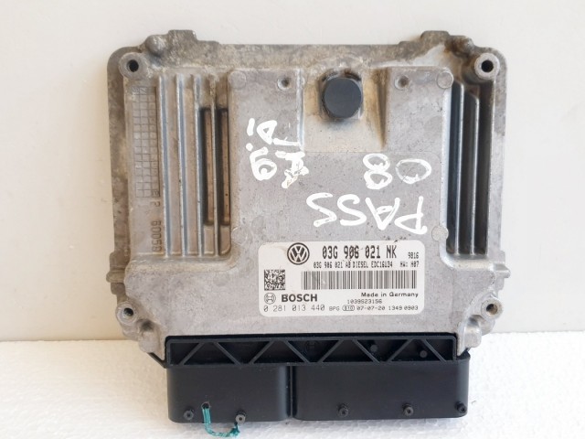 508553 VW Passat B6, Motorvezérlő, Ecu, 0281013440, 03G906021NK, Bosch.