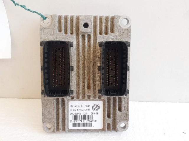 508562 Fiat Grande Punto Motorvezérlő, Ecu, BC0097274C, 51847330, 