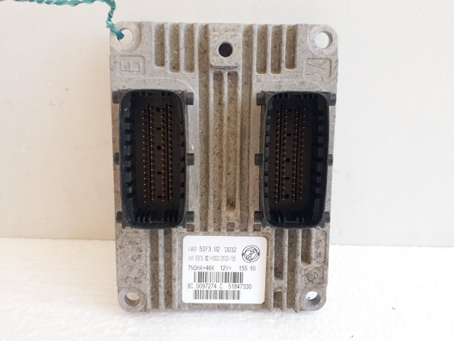 508564 Fiat Grande Punto Motorvezérlő, Ecu, BC0097274C, 51847330, 