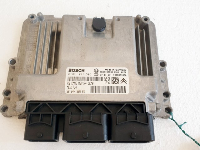 508571 Peugeot 207, 308, Motorvezérlő, Ecu, 9664738680, 0261201505 Bosch