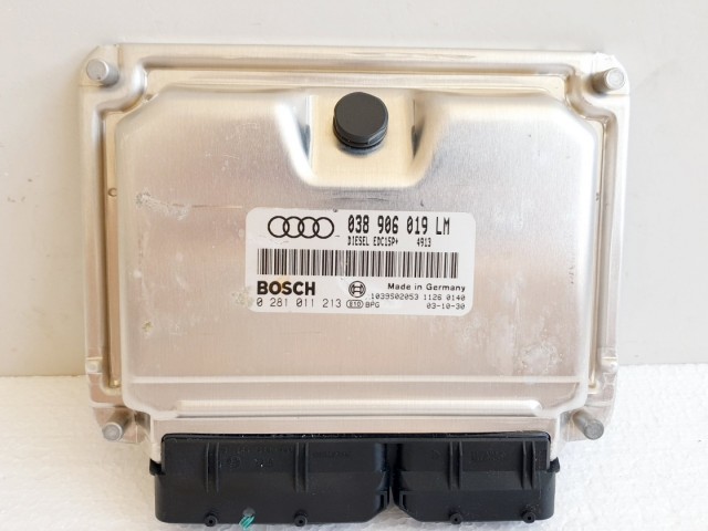 508584 Audi A6, 2003, Motorvezérlő, Ecu, 0281011213, 038906019LM, Bosch.