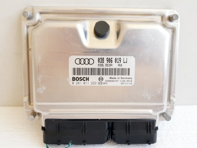 508585 Audi a4, 2003, Motorvezérlő, Ecu, 0281011222, 038906019Lj, Bosch.