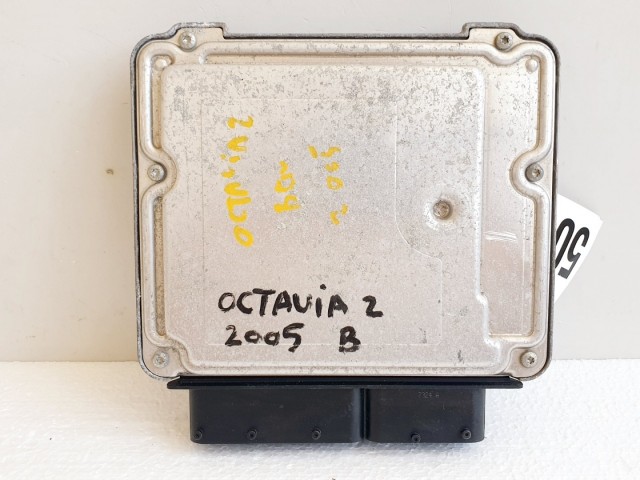 508593 Skoda Octavia 2, Motorvezérlő, Ecu, 0261S02036, 03C906056L, Bosch.