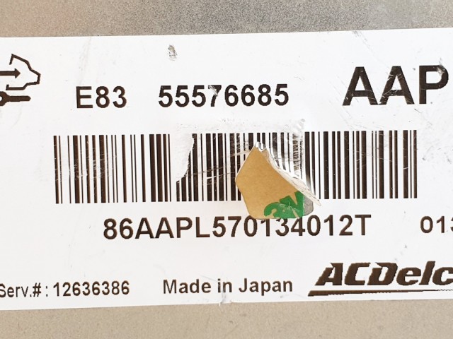 508622 Opel Corsa D,  Motorvezérlő, Ecu, 12636386, 55576685, Acdelco.