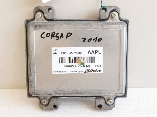 508622 Opel Corsa D,  Motorvezérlő, Ecu, 12636386, 55576685, Acdelco.