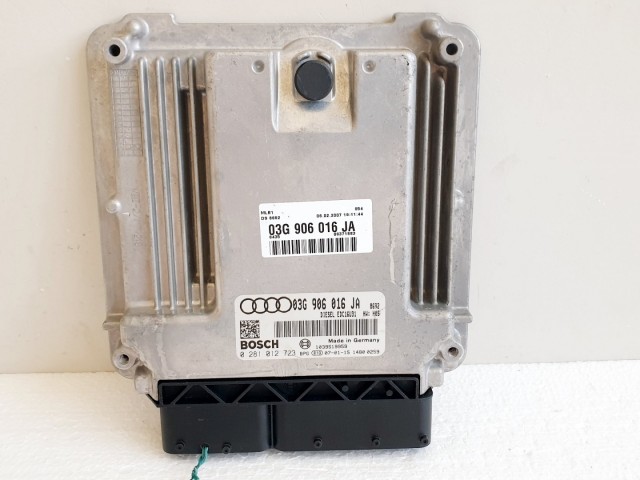 508639 Audi A4 B7, Motorvezérlő, Ecu, 0281012723, 03G906016JA, Bosch.