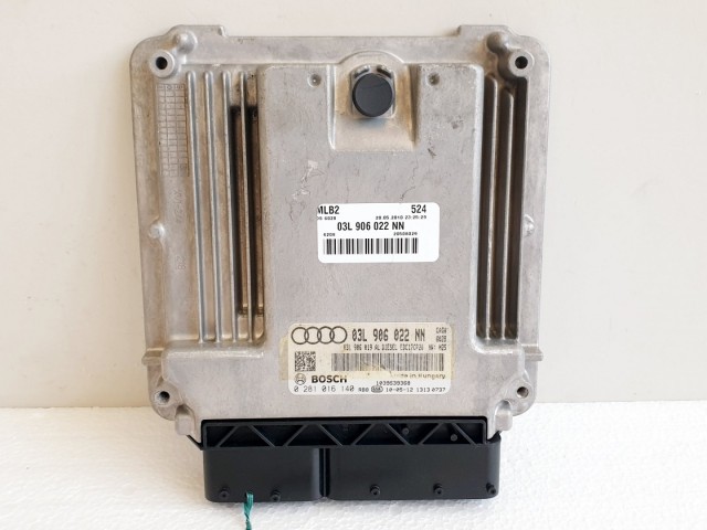 508652 Audi A4 B8, Motorvezérlő, Ecu, 0281016140, 03L906022NN, Bosch.