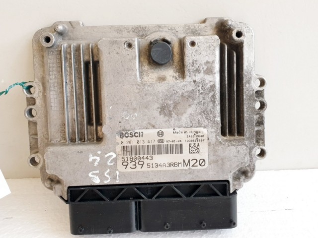 508667 Alfa Romeo 159, 2.4JTD, Motorvezérlő, 0281013417, 51800443, Bosch.