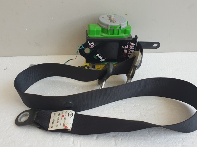 509581 Toyota Auris 2008, Jobb Első Övfeszítő, Biztonsági Öv, 5 Ajtóshoz.