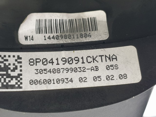 510916 Audi A3, A4, A6, 2008, Bőrkormány, Kormány, 8P0419091.