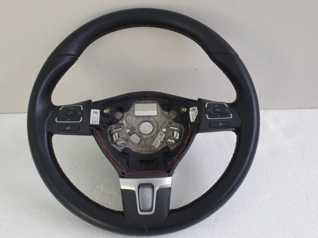 510921 VW Passat B6, CC, 2009, Bőrkormány, Multikormány, Kormány.
