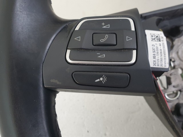 510921 VW Passat B6, CC, 2009, Bőrkormány, Multikormány, Kormány.