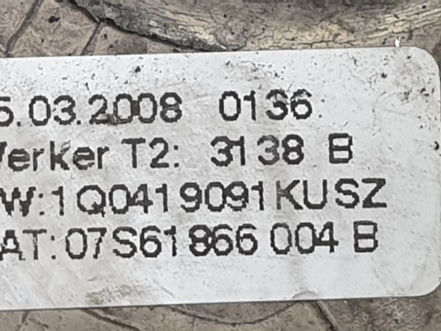 510933 VW Golf 5, EOS, 2008, Bőrkormány, Multikormány. Kormány.