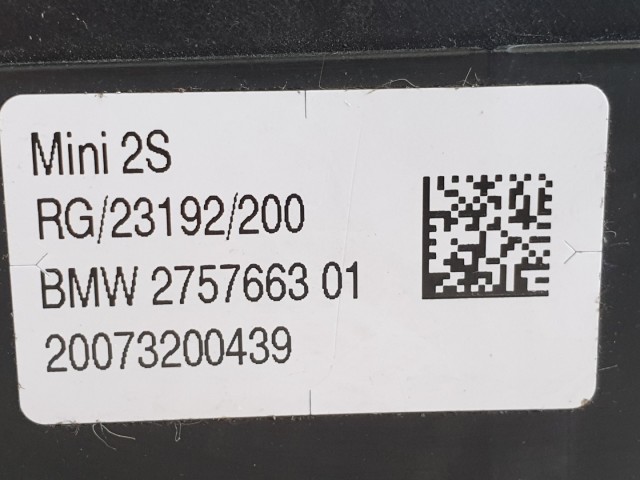  509284 Mini Cooper, R56, 2007, Kormánylégzsák, Légzsák, 1 Csati, 2 Águ Kormányba