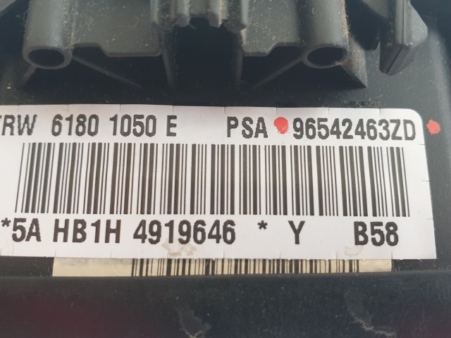 509303 Citroen C4 Picasso, 2008, Kormánylégzsák, Légzsák, 2 Csati, 2 Águ Kormányba